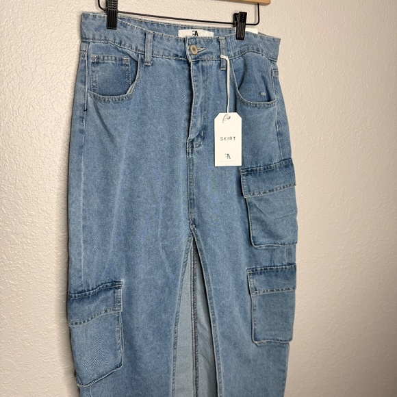 NWT Flying Angel Cargo Front Slit design Skirt 11/30 - Picture 3 of 8